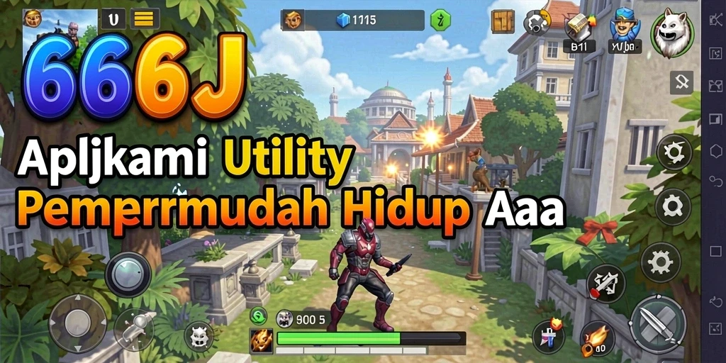 Tampilan aplikasi 666J yang modern dan fungsional.