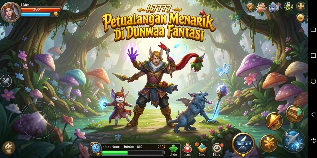 Tangkapan layar A7777 menampilkan aksi seru dan grafik yang menawan.