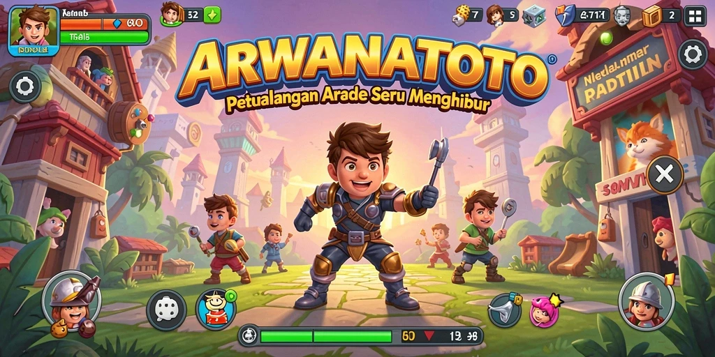 Tangkapan layar gameplay ARWANATOTO yang seru dan menantang.