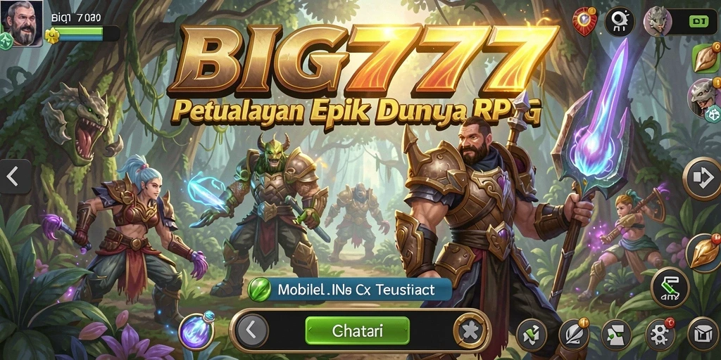 Tampilan gameplay seru dan grafis memukau dari BIG777.