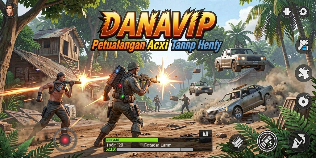 Tampilan gameplay menarik di DANAVIP dengan aksi yang mendebarkan.