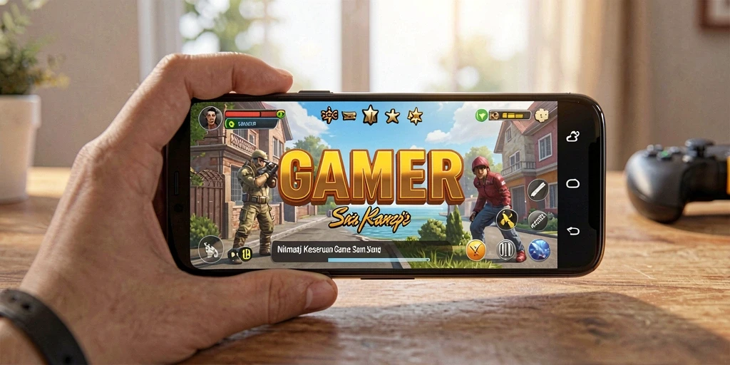 GAMERP menawarkan gameplay santai dengan warna-warna cerah.