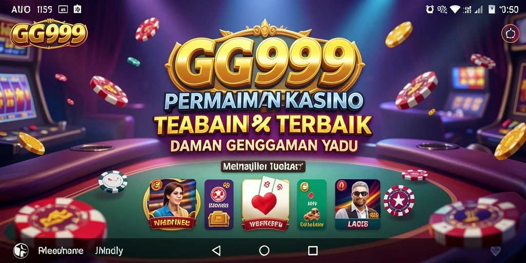 Screenshot GG999 menampilkan gameplay Kasino yang seru dan interaktif.