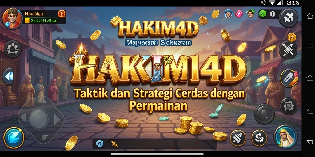 Tampilan utama gameplay HAKIM4D yang menegangkan dan strategis.