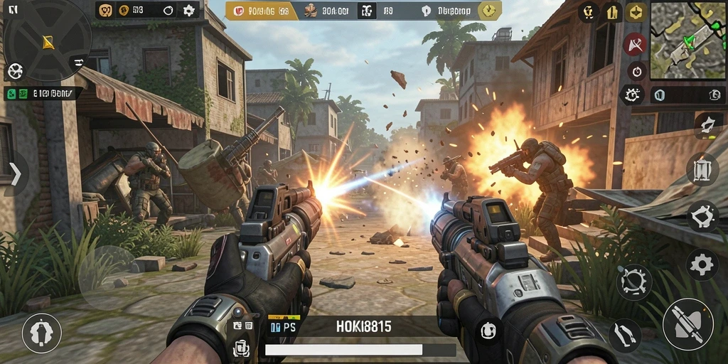 Tampilan gameplay HOKI8815 yang seru dan mendebarkan.