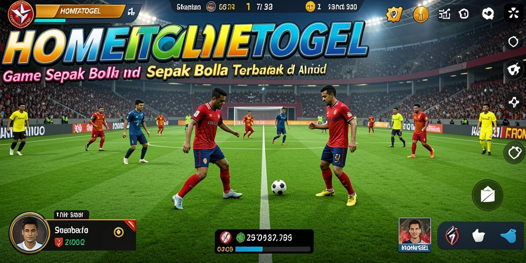 Tampilan gameplay HOMETOGEL yang menarik saat pertandingan berlangsung.