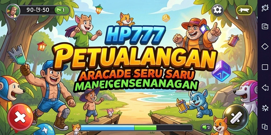 Gameplay menegangkan dalam HP777 dengan karakter unik dan rintangan menarik.