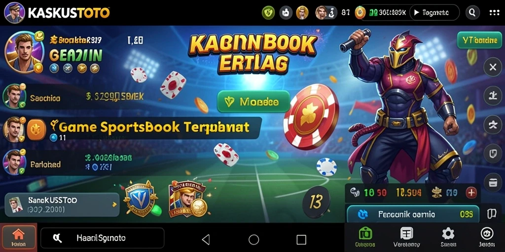Tampilan utama KASKUSTOTO dengan berbagai pilihan taruhan.