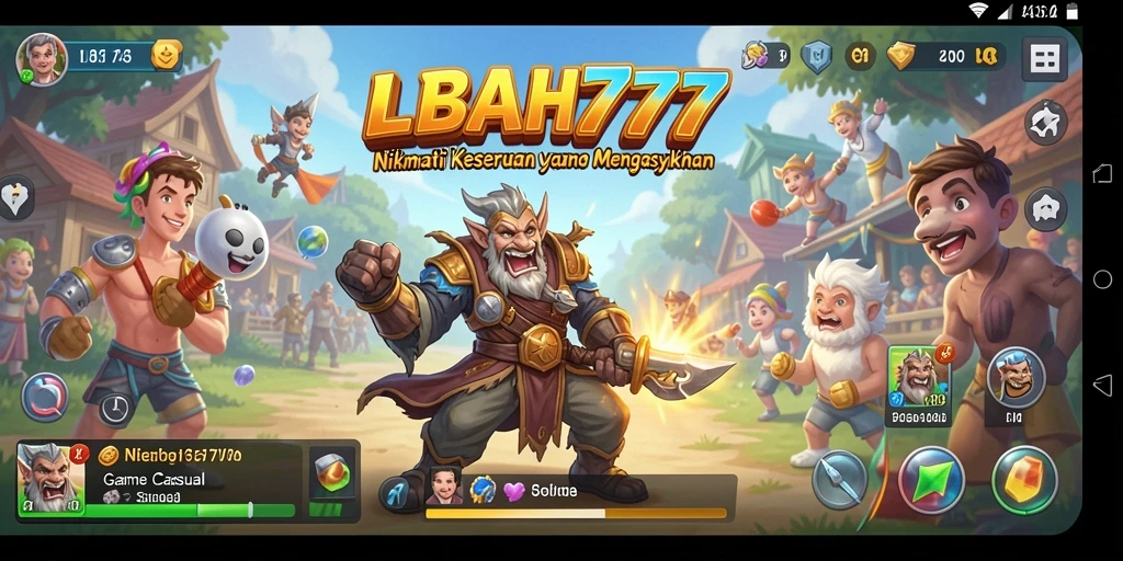 Screenshot gameplay menampilkan aksi seru di LEBAH777.