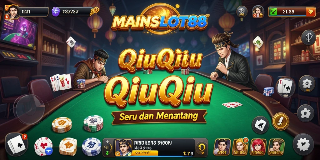 Tampilan menarik dari gameplay QiuQiu di MAINSLOT88.