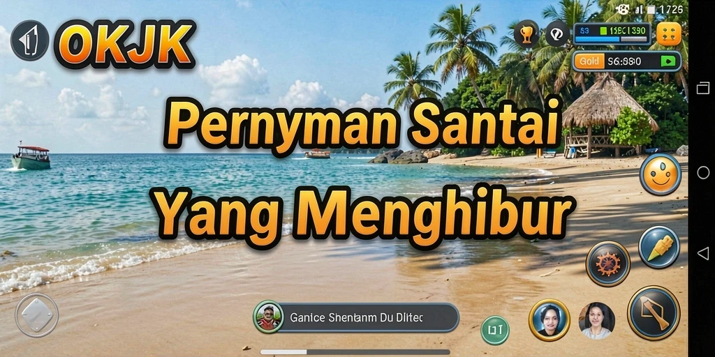 Tampilan gameplay <strong>OKJK</strong> yang menyenangkan dan penuh warna.