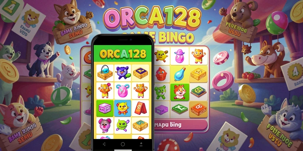 Tampilan menarik gameplay Bingo di ORCA128.