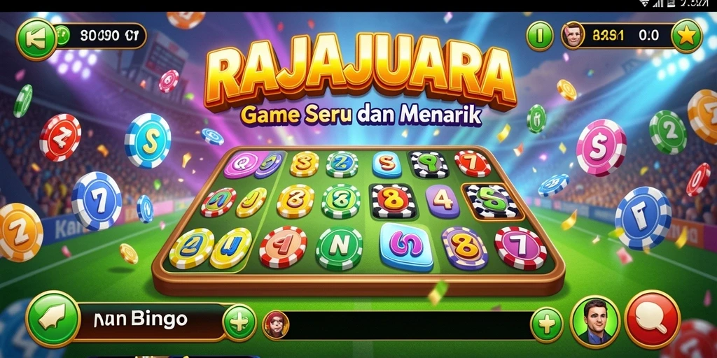 Tampilan gameplay seru di RAJAJUARA dengan interaksi pemain.