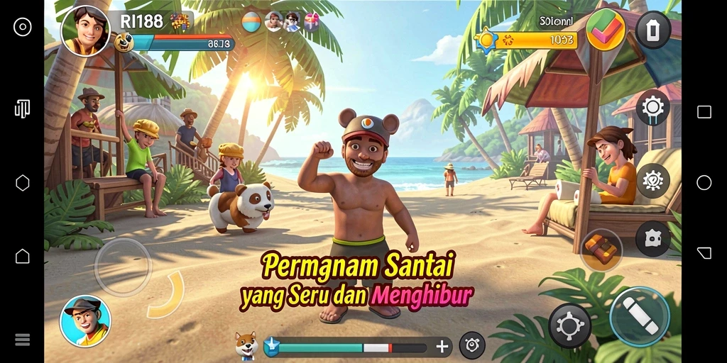 Tampilan gameplay seru dan interaktif dari RI188.