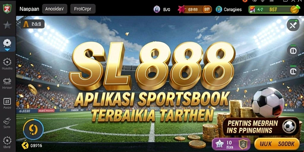 Tampilan utama SL888 menampilkan antarmuka Sportsbook yang menarik.