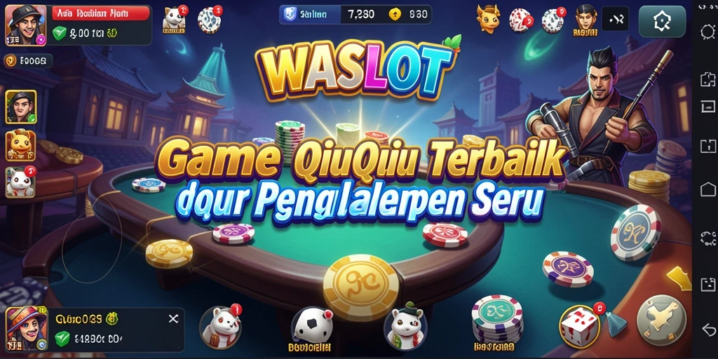 Tangkapan layar dari gameplay QiuQiu di WASLOT yang menarik.