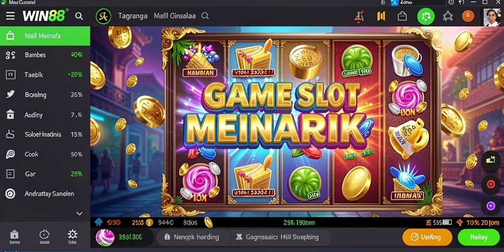 Tampilan gameplay Slot di WIN88 dengan grafik menarik.